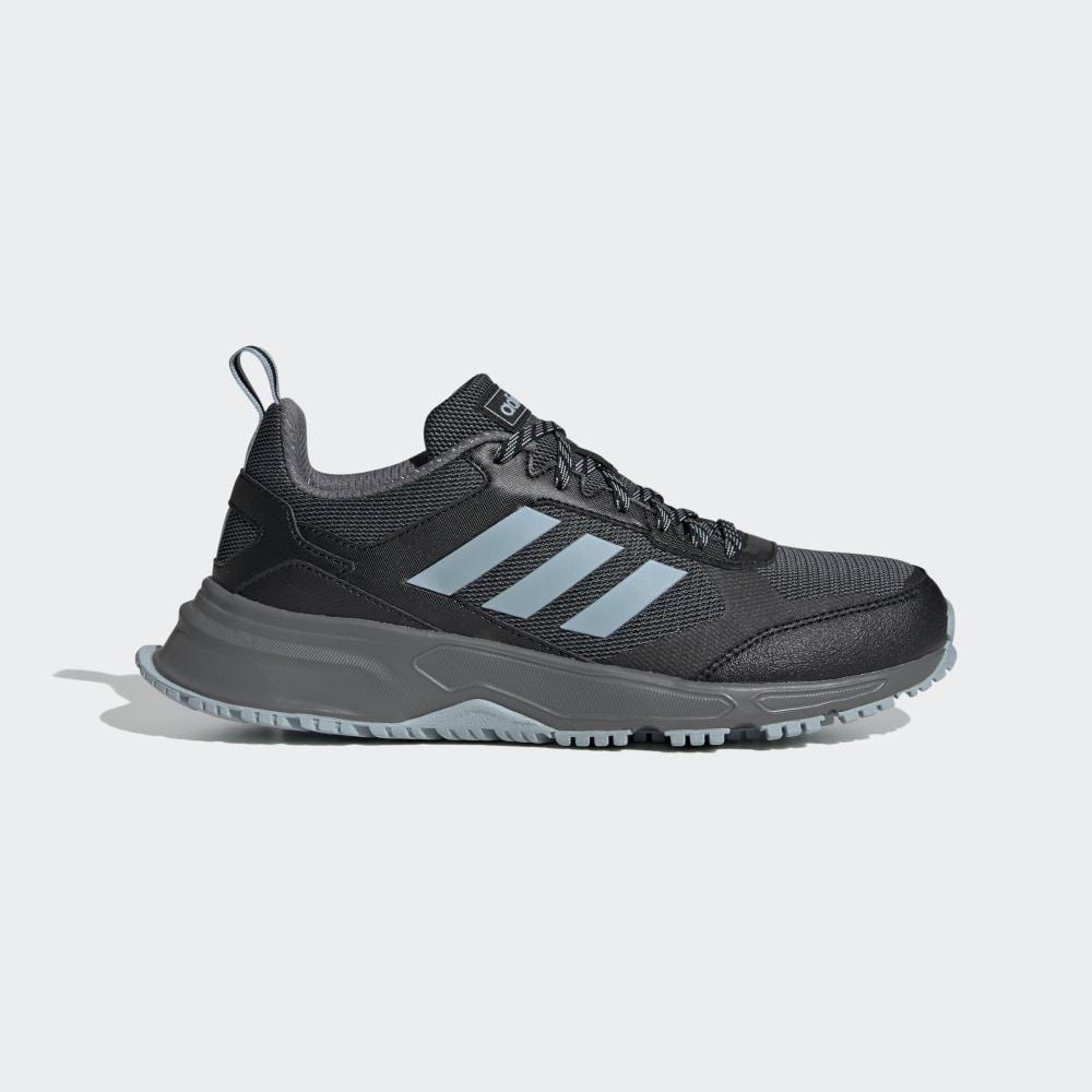 Adidasi Alergare Adidas Rockadia Trail 3.0 Wide Dama Romania - Negrii/Gri EG3482